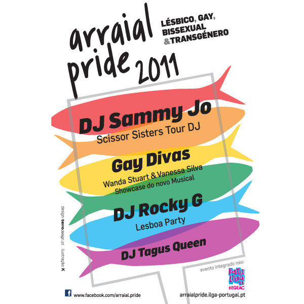 Cartaz Arraial Pride 2011